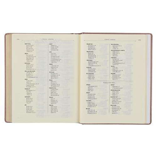 KJV Holy Bible, Large Print Note-taking Bible, Faux Leather Hardcover - King James Version, Rose Gold (KJV Note-taking Editions) thumbnail 9
