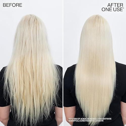 Redken Bonding Leave In Conditioner for Damaged Hair | Hair Repair | Strengthens Weak and Brittle Hair | Acidic Bonding Concentrate | Leave In Treatment | For All Hair Types - 5.1 Fl Oz (Pack of 1) thumbnail 3