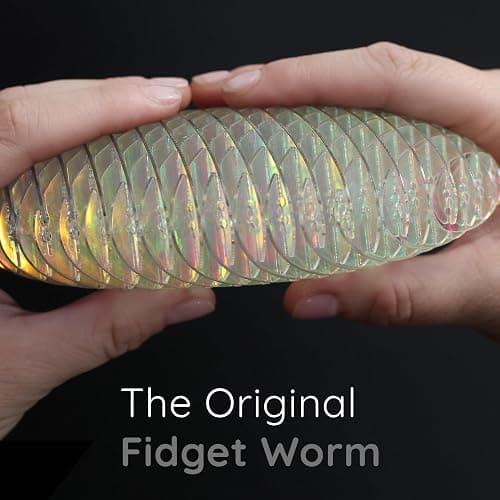 Morf Fidget Worm Toy - Flexible 3D Sensory Slug Figgy Toy for Kids, Teens, and Adults – Stretchy, Quiet, Stress and Anxiety Relief, Focus - For Play, School, Work Gifts, Great For Classroom and Office thumbnail 4