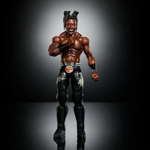 Mattel WWE Elite Jevon Evans Action Figure & Accessories | Series #126 Set, 6-inch Collectible Jevon Evans with 25 Articulation Points & Swappable Hands - Image 1