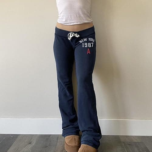 Bosloga Low Rise Sweatpants Women Casual Drawstring Track Pants Y2K Baggy Wide Leg Streetwear Drawstring Sweatpants thumbnail 3