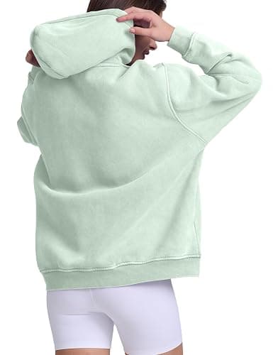 Hatant Oversized Hoodie Sweatshirts for Women Couples Heavyweight Hoodies Pullover Vintage Acid Wash Sweaters Pullover 2026 thumbnail 6