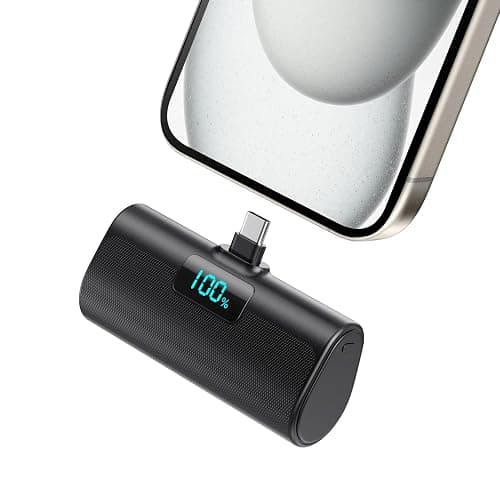 Mini Portable Charger for iPhone 17/16,Upgraded 5500mAh PD USB C Power Bank,Travel Essentials Pocket Phone Charger Battery Pack for iPhone 17/17 Pro Max/16/16 Pro/15 Series,Samsung Galaxy Android etc - Image 1