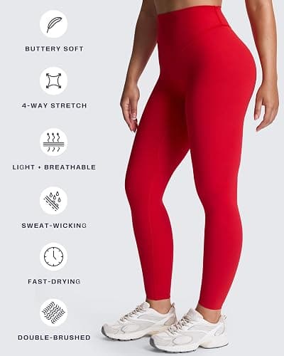 Aoxjox High Waisted Workout Metamorph Breeze Leggings for Women Tummy Control Buttery Soft Yoga Pants 24"/26"/28" thumbnail 7