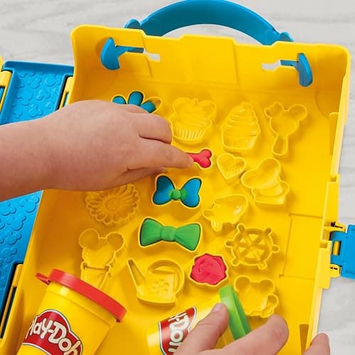 Play-Doh Disney Junior Mickey Mouse Clubhouse, Shape a Story Playset, Storage & Travel, Arts & Crafts Preschool Toys for Kids 2+ thumbnail 12