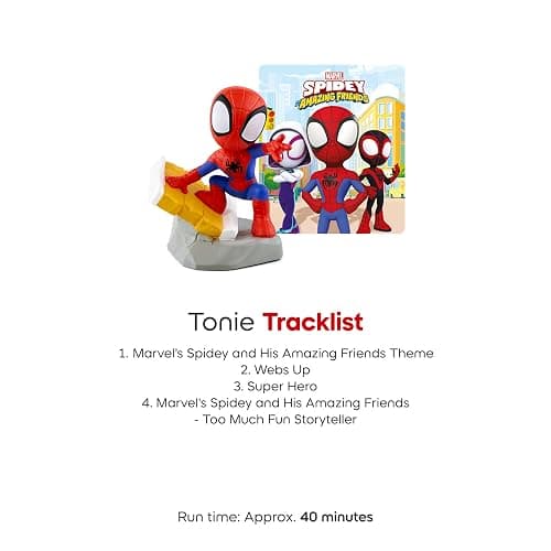 Tonies Spidey Audio Toy Figurine from Marvel's Spidey & His Amazing Friends thumbnail 5