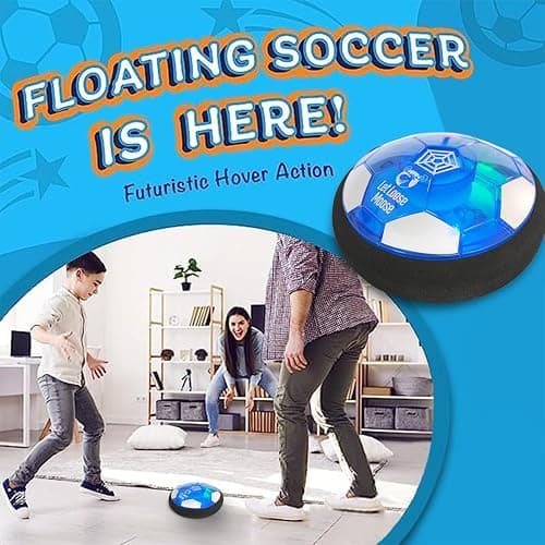 Let Loose Moose Hover Soccer Ball - Boys Birthday Gifts - Indoor Hoover Balls for Kids Age 6, 7, 8, 9, 10, 11, 12 Year Old - Light-Up Toy Game for Kid - 6-8, 8-12 - Rechargeable - 1pk thumbnail 2