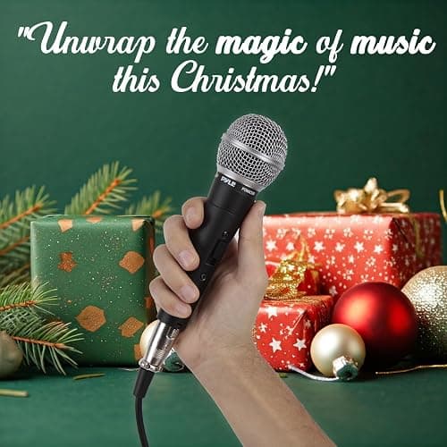 Pyle Microphone - Professional Dynamic Vocal Microphones, with ON/OFF Switch, Dynamic Cardioid, Handheld Mic for Singing, w/ 4.5 m – XLR Audio Cable, Compatible for Karaoke-Speaker-Speech-Amp-Mixer thumbnail 9