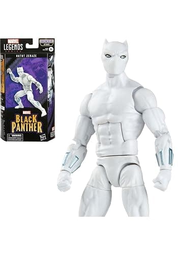 Marvel Legends Series Black Panther Hatut Zeraze 6-inch Marvel Comics Action Figure Toy, 6 Accessories, 1 Build-A-Figure Part - Image 1