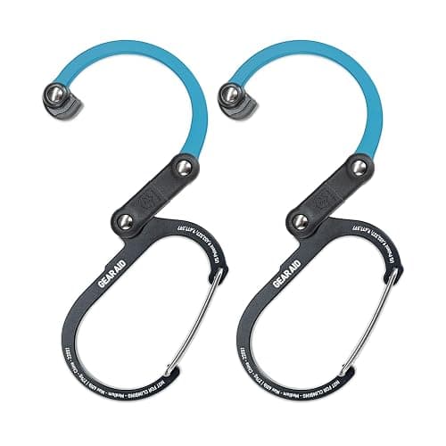 GEAR AID HEROCLIP Carabiner Gear Clip and Hook (Medium) for Camping, Backpack, Suitcases and Garage Organization - Image 1