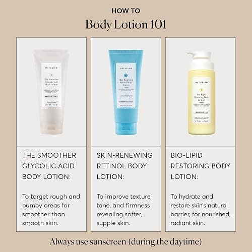 Naturium The Smoother Glycolic Acid Body Lotion, Resurfacing & Exfoliating Treatment, with 10% Glycolic Acid, 8 oz thumbnail 5