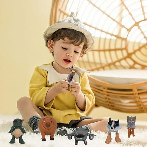 24PCS Italian Brainrot Action Figure,Tralalero Tralala Action Figure Set with Tralalero Tralala,Tung Tung Tung Sahur,Brainrot Meme Shark,Brainrot Toys Collectible Animal Figures for Fans Gifts thumbnail 6