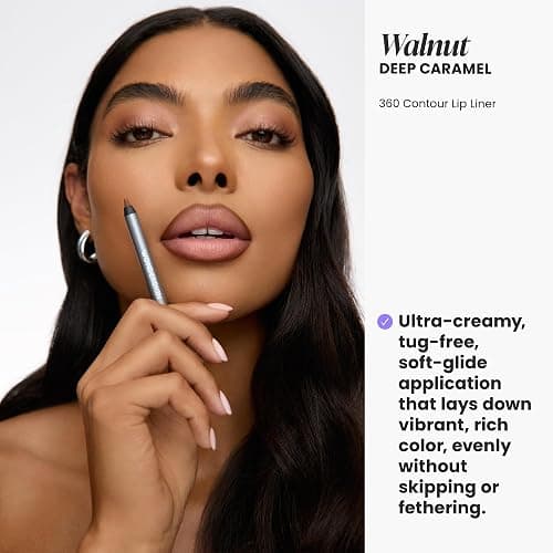 Wonderskin Lipliner Pencil - 360 Contour Lipliner, Long Lasting, Sharpenable Lip Pencil, Waterproof and Transfer-Proof Nude Lip Liner (Walnut) thumbnail 3