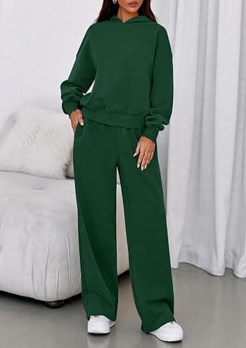 PRETTYGARDEN 2 Piece Lounge Sets for Women Matching Sweatsuits | Oversized Hoodies & Baggy Wide Leg Sweatpants,Casual Sweat Set,Workout Tracksuit,Airport Travel Outfits,Fashion Fall Clothes thumbnail 7