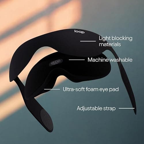 Loop Eclipse Sleep Mask – Premium Light-Blocking Eye Mask for Sleep | For Travel, Napping & Side Sleepers. Deeper Darkness for Easier Rest. Face-Hugging Fit with Eyelash Clearance thumbnail 7