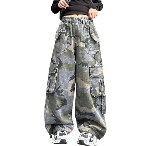 Army Camo Cargo baggy jeans - Image 1