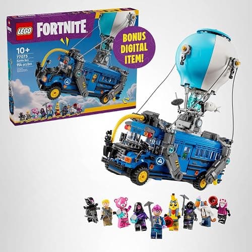 LEGO Fortnite Battle Bus Building Toy - Collectible Fortnite Toy for Kids, Boys & Girls, Ages 10+ - Pretend Play Set with 9 Minifigures from Video Game - Gift for Birthdays - 77073 thumbnail 9