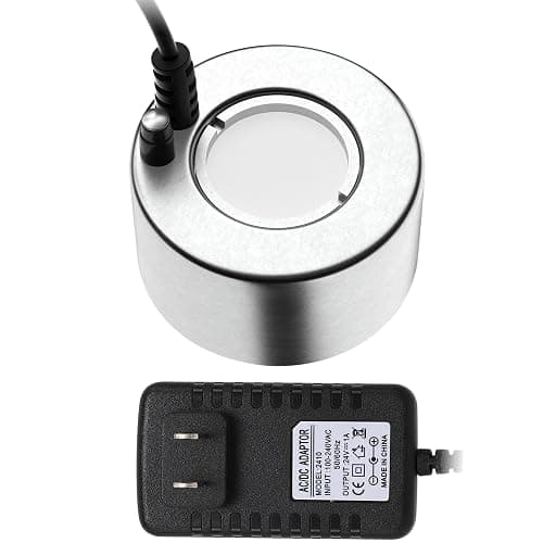 alizzy Ultrasonic Mist Maker, Indoor Fountain Water Feature Pond Portable Reptile Fogger Air humidifier, Halloween Cauldron Mini Fog Machine - Image 1