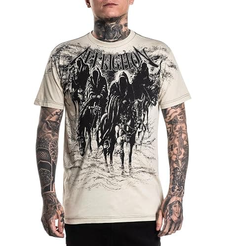 Affliction Men's Core T-Shirt, Short Sleeve, Graphic Print Design T-Shirts - Image 1