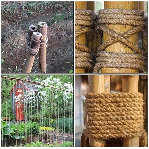 Leecogo 4mm Jute Rope 164 Feet Heavy Duty and Thick Twine Rope for Gardening Arts Crafts Packing Bundling Recycling and Home Decor thumbnail 8