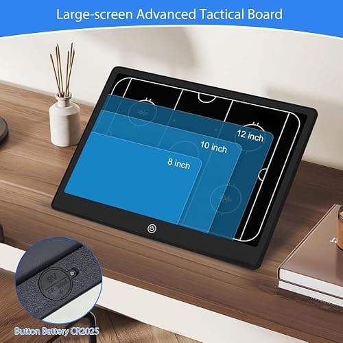 Magnetic Electronic Hockey Coaching Boards – 16 inch LCD Hockey Coaching Board, Portable Erasable Pro Strategy Board for Training Teaching Competition Command,Tactical Drawing Tablet Coach Gifts thumbnail 4