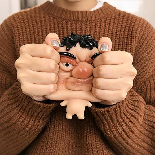 Taba Squishy Squeeze Toy, Handmade Ultra Soft Mochi Squishy Toys, Stress Relief Toys for Kids & Adults, Cute Face Sensory Fidget Toys for Anxiety Relief Party Favors Goodie Bag Fillers Birthday Gifts thumbnail 7