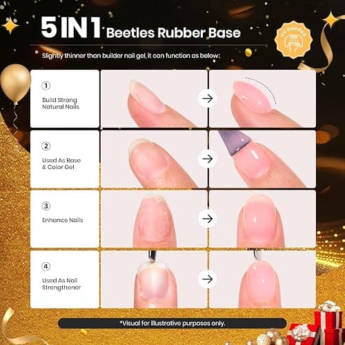 beetles Gel Polish Beetles Color Base Gel Nail Polish 6 Colors Nude Gel Polish Porcelain Doll Pink Polish Polish Neutral Sheer Strengthener Soak Off Art DIY Home thumbnail 3