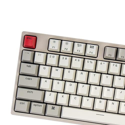 Keychron C2 Full Size Wired Mechanical Keyboard Compatible with Mac, Keychron Red Switch, 104 Keys ABS Retro Color Keycaps Gaming Keyboard for Windows, USB-C Type-C Braid Cable thumbnail 6
