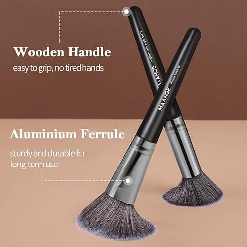 Make up Brush Set 25Pcs Professional Makeup Brushes Foundation Blush Angle Eyeliner Blending Concealers Eyeshadow Brush Premium Synthetic Makeup Brush Set with Gift Box thumbnail 4