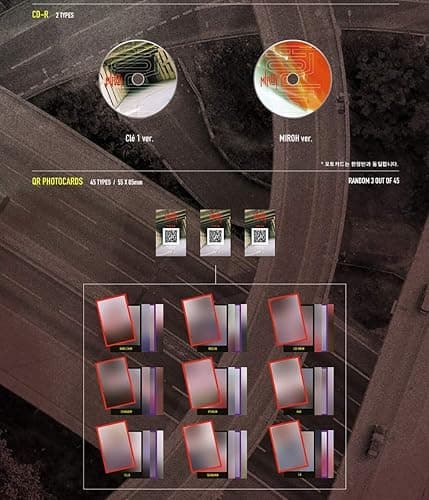 STRAY KIDS SKZ : CLE 1 : Miroh Album (Cle 1 Version) 4th Mini Standard Album CD-R+Cover+Photobook+3 QR Photocards thumbnail 4