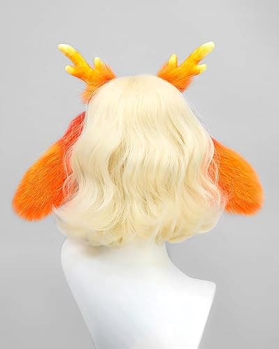 ZFKJERS Realistic Furry Animal Ears Headband Fantasy Creature Ears Adult Cosplay Accessory for Halloween thumbnail 6