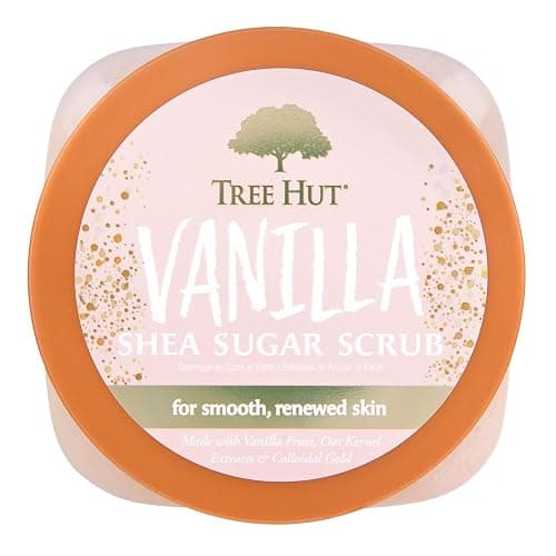 Tree Hut Vanilla Shea Sugar Scrub, Mothers Day Gifts, Exfoliating & Hydrating Body Scrub with Shea Butter & Essential Oils, Smooth Skin, For All Skin Types, Vegan, 18 oz thumbnail 2