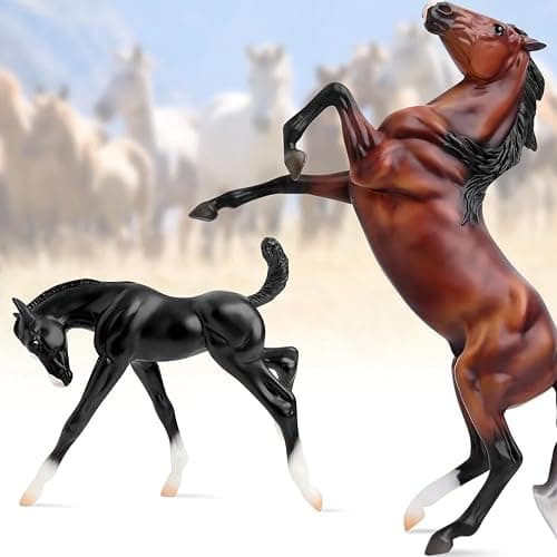 Breyer Horses Freedom Series Wild and Free | Horse and Foal Set | Horse Toy | 9.75" x 7" | 1:12 Scale | Model #62227 thumbnail 2