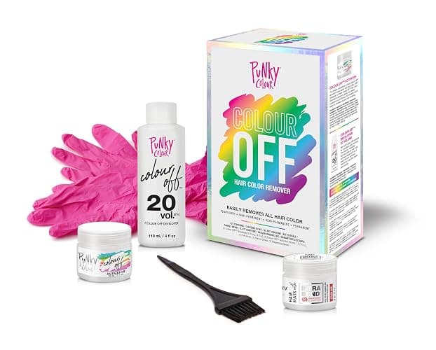 Punky Colour Off Hair Color Remover Kit - Hair Dye Remover, Safely Removes Semi Permanent Dye, and Permanent Colors, Color Removers for Dyed Hairs thumbnail 7