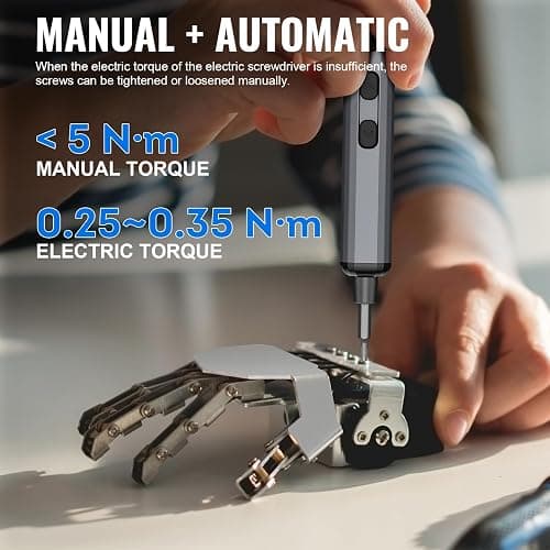 Mini Electric Screwdriver 3.7V, Cordless Screwdriver Set, Precision Electric Screwdrivers 72-in-1 Magnetic Bits, Rechargeable Portable Repair Tool Kit for Electronics Laptops Glasses Clocks thumbnail 4