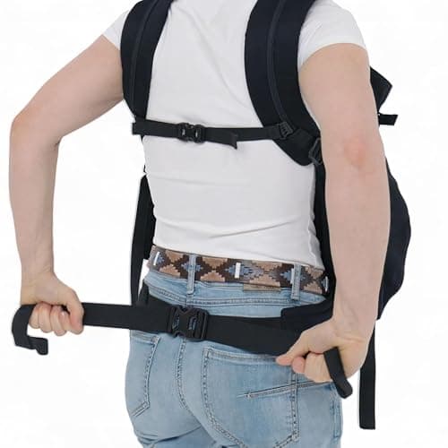 Weego Twin - The Original Baby Carrier for Twins from Birth (from 1,800 Grams) - Easy to Use, Ergonomic, Oeko-TEX 100 - Baby Carrier Bag Simply Black thumbnail 6