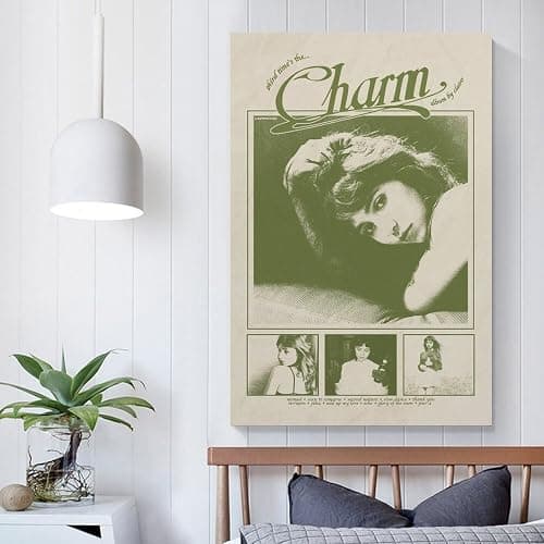 Charm Clairo Canvas Poster Bedroom Decoration Landscape Office Valentine's Birthday Gift Unframe-style12x18inch(30x45cm) - 18L" x 12W" - Unframe-style thumbnail 4