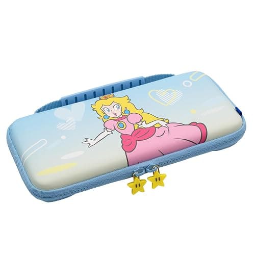 HORI Slim Tough Pouch (City Pop Peach) Carrying Case for Nintendo Switch - Officially Licensed by Nintendo - Image 1
