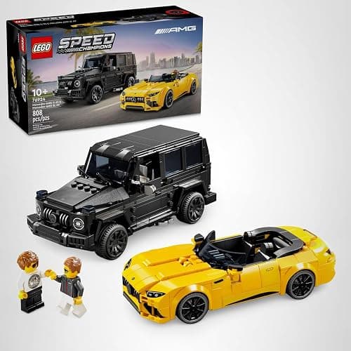 LEGO Speed Champions Mercedes-AMG G 63 & Mercedes-AMG SL 63 Building Toys - Kids Pretend Play Toy Cars for Boys & Girls, Ages 10+ Years - Gifts for Christmas - 76924 thumbnail 7