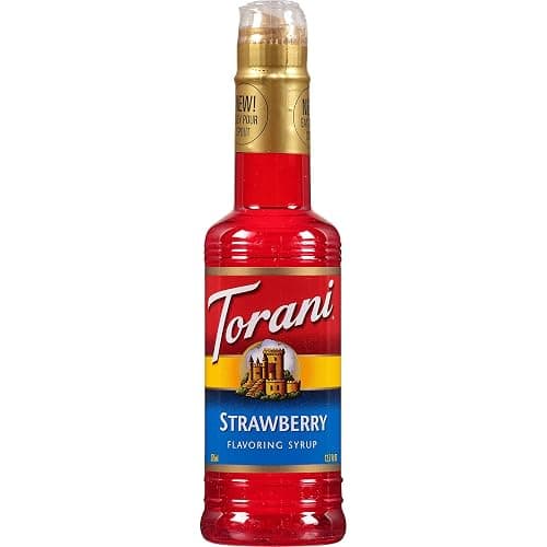 Torani Strawberry Syrup, 12.7 Ounces - Image 1