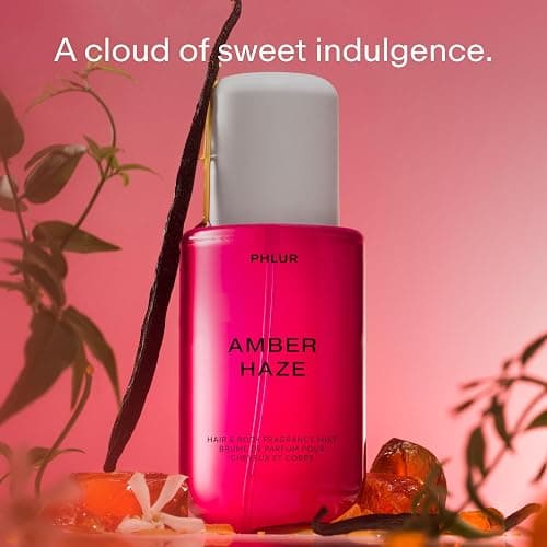 PHLUR Amber Haze Body Mist - Hair & Body Fragrance Mist - Amber, Jasmine, Saffron & Vanilla Body Spray (8 Fl Oz) thumbnail 2