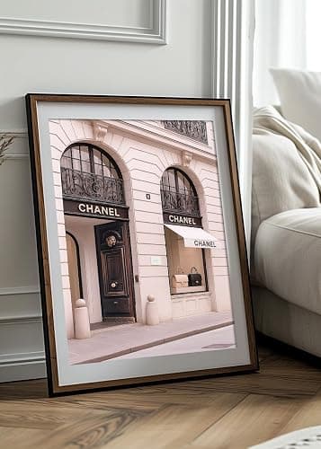 Dekomundo Chanel Shop Paris Poster, 30 x 40 cm for Framing, Modern Wall Decoration for Living Room, Bedroom and Office thumbnail 2