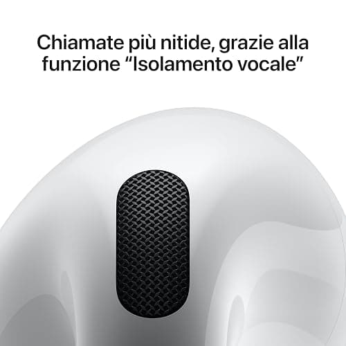 Apple AirPods 4,Auricolari wireless, cuffie Bluetooth(Ricondizionato) - senza cancellazione attiva del rumore thumbnail 5