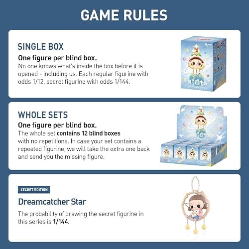 POP MART NYOTA We are All Stars Series Action Figures Blind Box, 1PC | Nyota Figure Mystery Box, Collectible Random Design Action Toy, Holiday Birthday Gift Idea, Home Decor, Shelf Display thumbnail 9