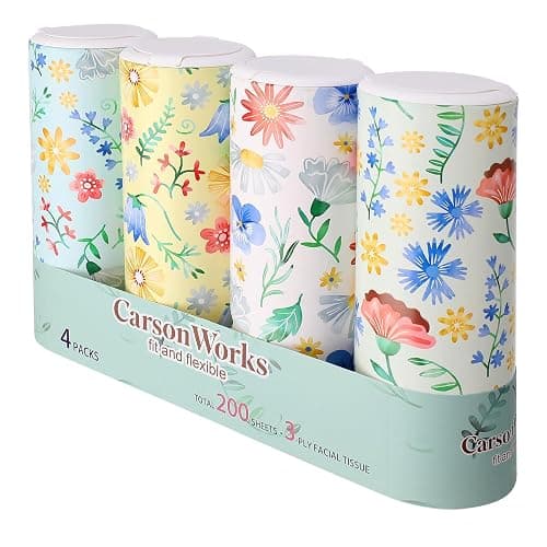 Car Tissues Cylinder 4 Packs - Image 1