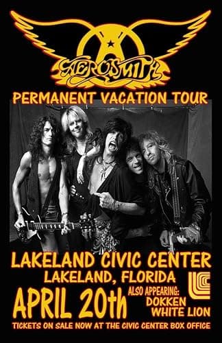 AEROSMITH REPLICA 1988 CONCERT POSTER - Image 1