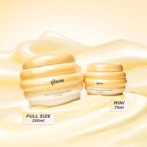Gisou Honey Gloss Ceramide Therapy Hair Mask Mini – Deep Repair & Hydration with Mirsalehi Honey, Ceramides & Hyaluronic Acid, 2.5 fl oz thumbnail 4