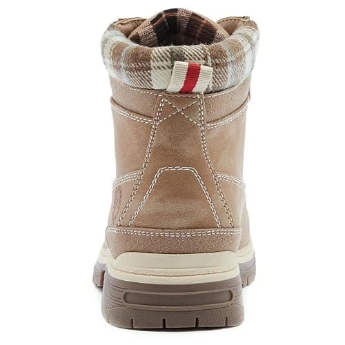 ANJOUFEMME Work Hiking Boots for Women Waterproof - Womens Outdoor Ankle Boots Lightweight Snow Winter Boots for Trekking Walking thumbnail 3