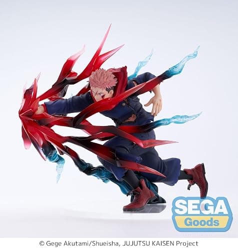 SEGA-Luminasta Jujutsu Kaisen Yuji Itadori Black Flash Figure thumbnail 4