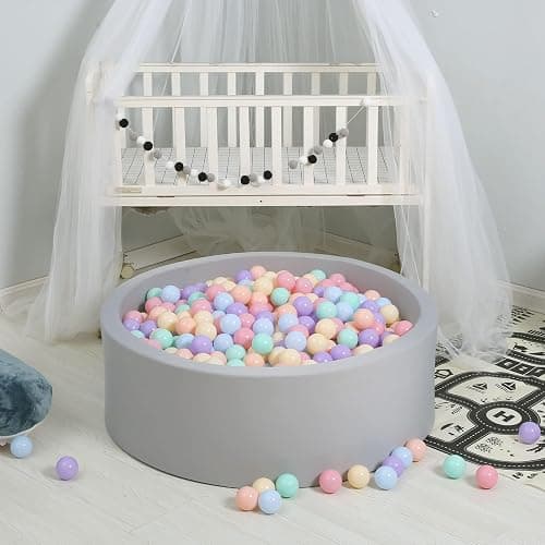 GOGOSO Ball Pits Balls for Toddlers Pack of 50 100 200 Plastics Shape Ball Non-Phthalate Non-BPA Non-Toxic 2.2-Inch Crush Proof Play Balls thumbnail 7